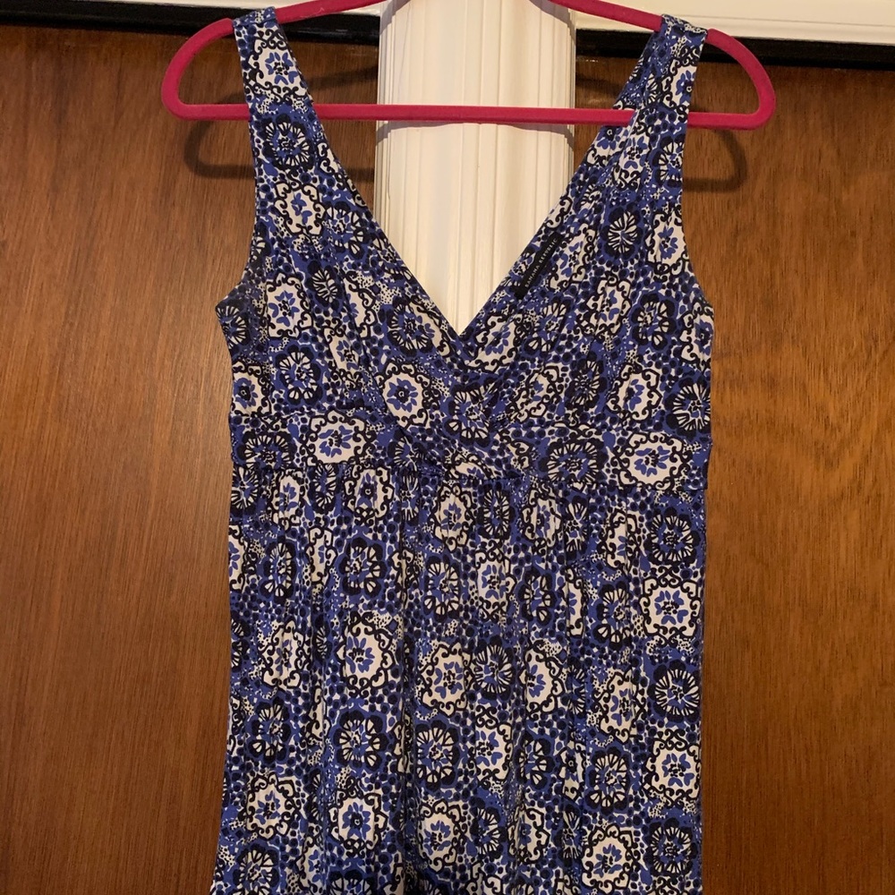 Banana republic sz small blue & black tank